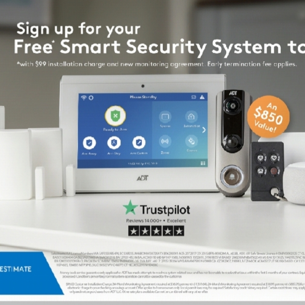 ADT security cameras and automation